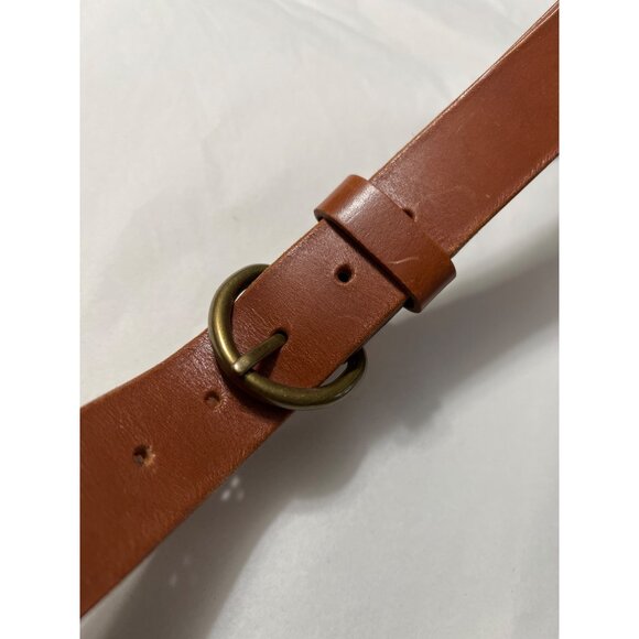 Levis Mens Brown Leather Belt Size 32 - Picture 2 of 8